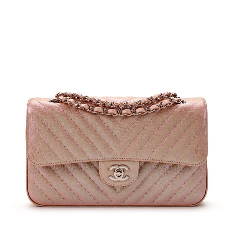 rose gold chanel flap|Chanel flap.